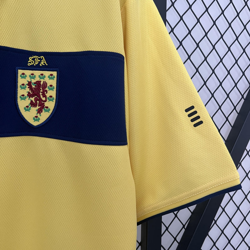 Camisa Retrô Escócia 2002 II Away - Amarela - Fila