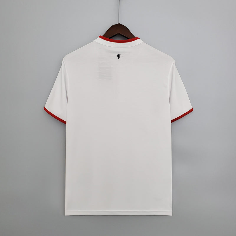 Camisa Retrô Manchester United 2013/2014 II Away - Branca - Nike