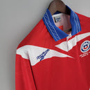Camisa Retrô Chile 1998 I Home - Manga Longa Reebok
