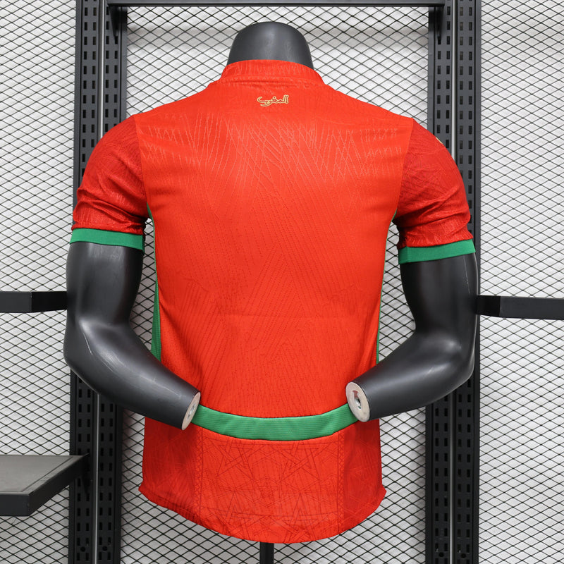 Camisa Marrocos 2025 I Home - Jogador - Vermelha Puma