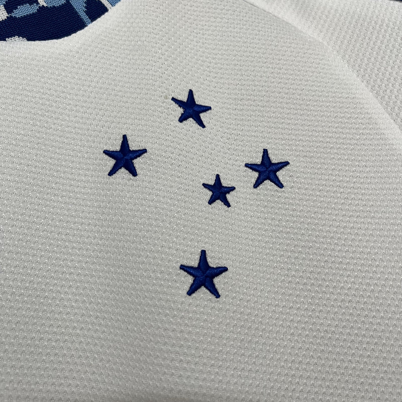 Camisa Cruzeiro 2024/25 II Away - Feminina - Branca
