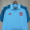 Camisa Flamengo 25/26 Azul Claro - Polo Torcedor