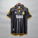 Camisa Retrô Real Madrid 1998/1999 II Away - Preta - Adidas
