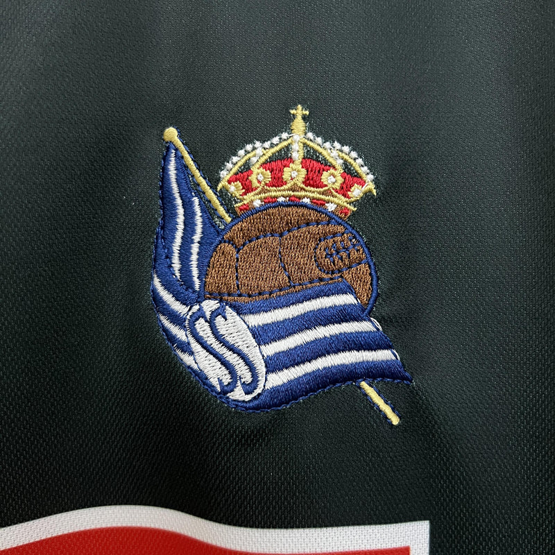 Camisa Retrô Real Sociedad 2000/2002 II Away - Verde