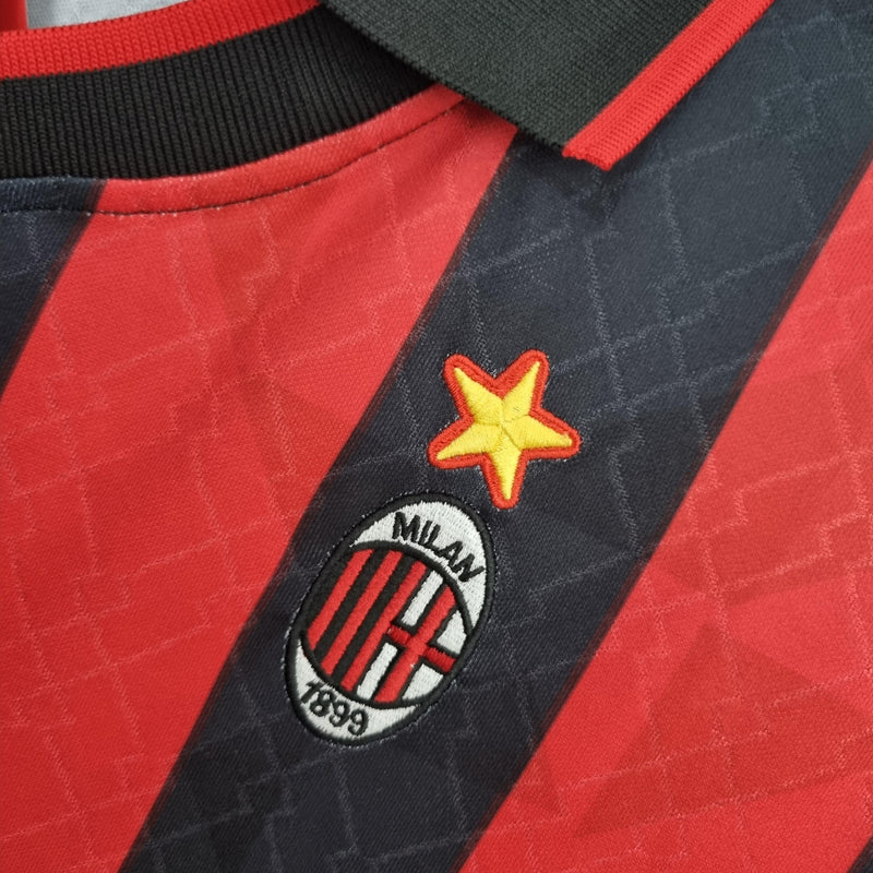 Camisa Retrô Milan 1995/1996 I Home - Lotto
