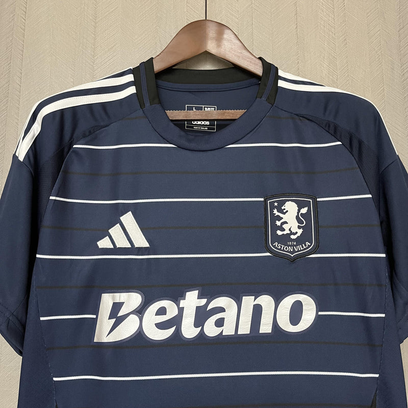 Camisa Aston Villa III Third 2024/25 - Torcedor - Azul