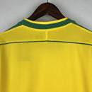 Camisa Retrô Brasil 1998 I Amarela - Manga Longa Nike