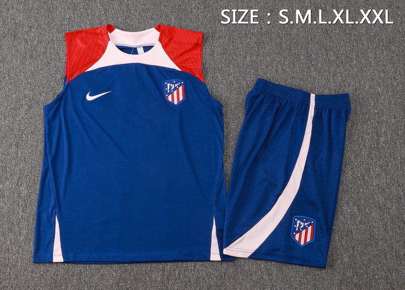 23/24 Conjunto Treino Atlético de Madrid - Regata - Azul