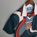 Camisa Retrô País de Gales 1994/1995 II Away - Azul - Umbro