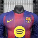 Camisa Barcelona 2025/26 I Home - Nike Manga Longa Jogador