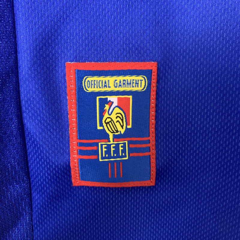 Camisa Retrô França 1998 I Home - Manga Longa - Adidas