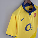 Camisa Retrô Arsenal 2003/2005 II Away - Amarela - Nike