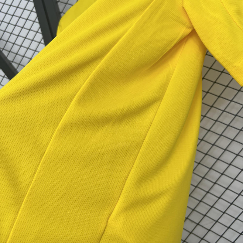 Camisa Girona 25/26 II Away - Torcedor - Amarela