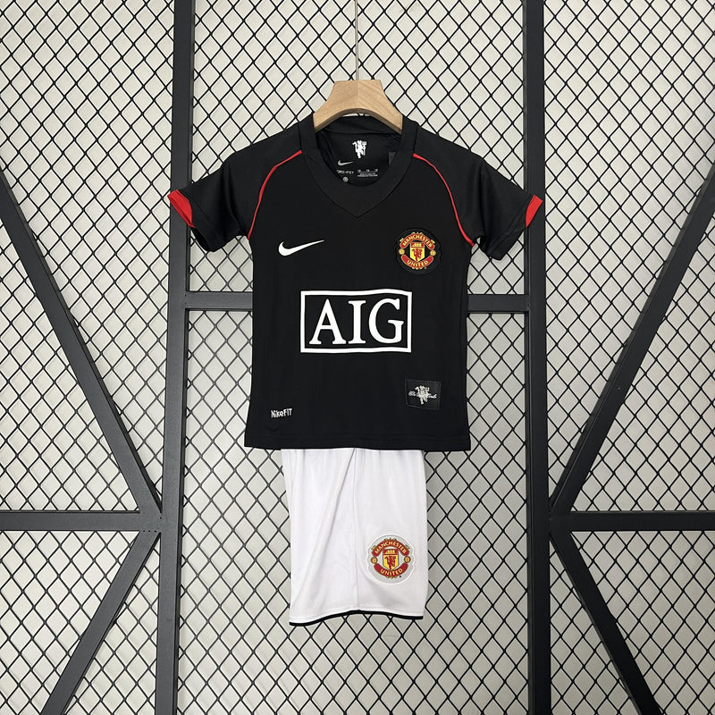 Conjunto Infantil Retrô - Manchester United 2007/08 II Away