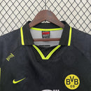 Camisa Retrô Borussia Dortmund 1996/1997 II Away - Preta Verde - Nike