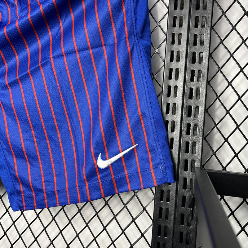 Short França 2024/2025 Euro I Home - Azul
