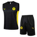 24/25 Conjunto Treino Borussia Dortmund Regata - Preto