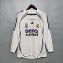 Camisa Retrô Real Madrid 2006/2007 I Home - Manga Longa Adidas