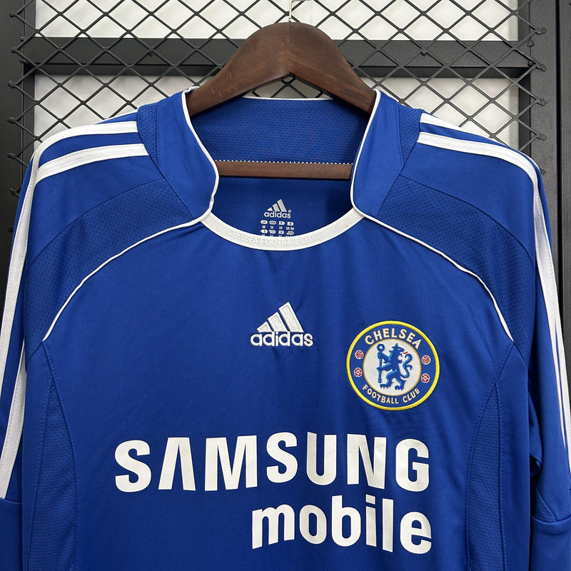Camisa Retrô Chelsea 2006/2007 I Home - Manga Longa Adidas