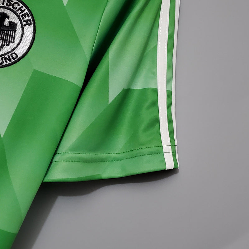 Camisa Retrô Alemanha 1988 II Away - Verde - Adidas