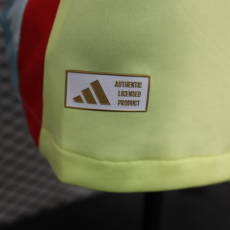Camisa Espanha 2024 II Away - Jogador - Amarela Adidas