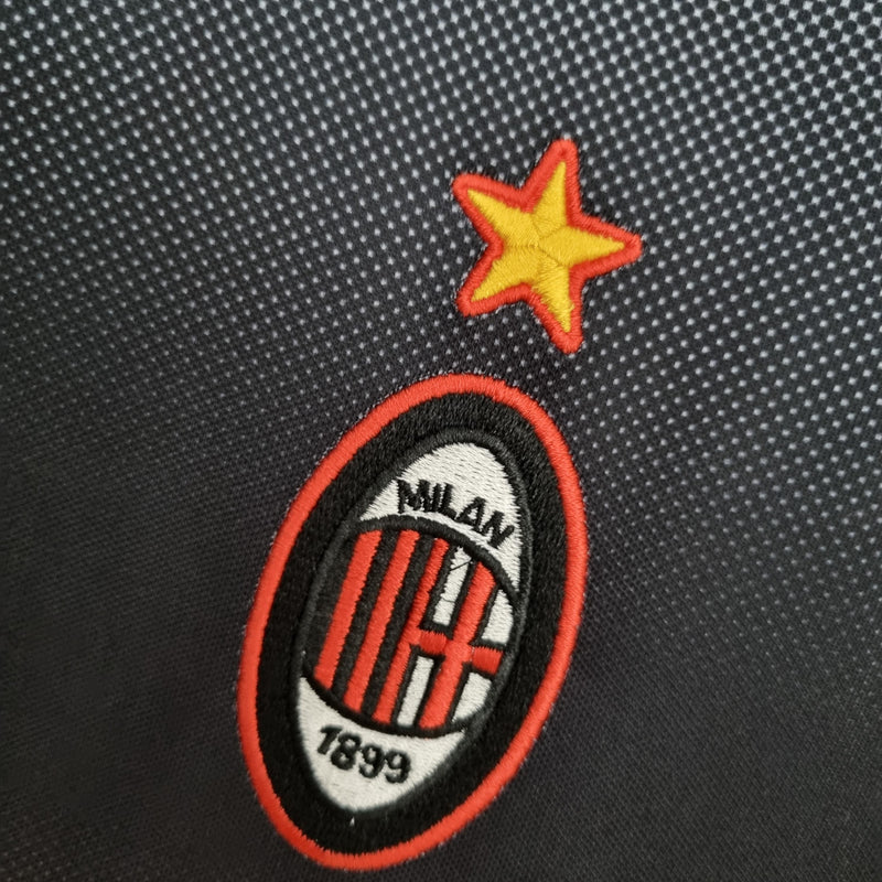 Camisa Retrô Milan 1995/1996 Preta