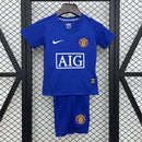 Conjunto Infantil Retrô - Manchester United 2008/09 Away