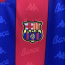 Camisa Retrô Barcelona 1996/1997 I Home - Kappa Manga Longa
