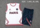 23/24 Conjunto Treino PSG - Regata Calor - Branco Jordan
