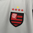 Camisa Retrô Flamengo Goleiro 2002/2003 Cinza - Manga Longa Nike