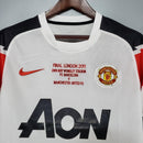 Camisa Retrô Final Champions Manchester United 2010/2011 Away Branca