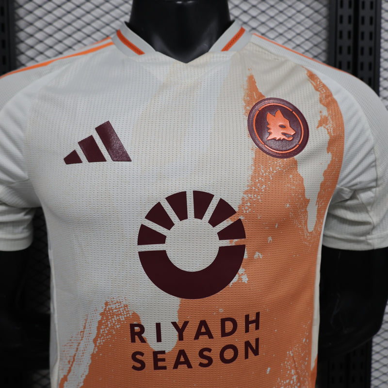 Camisa Roma 2024/2025 II Away - Jogador - Branca