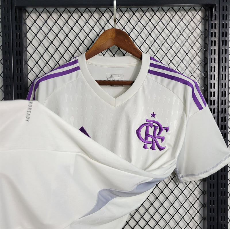 Camisa Flamengo 2023/24 Goleiro - Branca - Torcedor