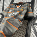 Camisa Retrô Valencia 1999/2000 III Third Away - Cinza Laranja