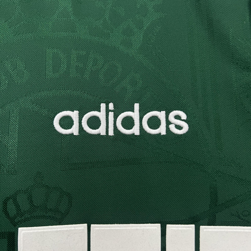 Camisa Retrô Deportivo La Corunã Manga Longa Adidas Verde