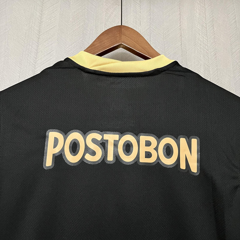 Camisa Atlético Nacional 25/26 II Away - Torcedor - Todos Patrocínios - Preta