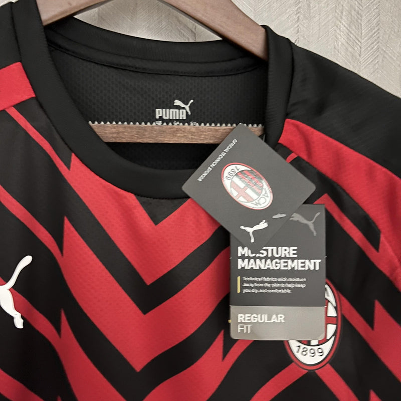 Camisa Milan 2023/24 Pré-Jogo - Torcedor