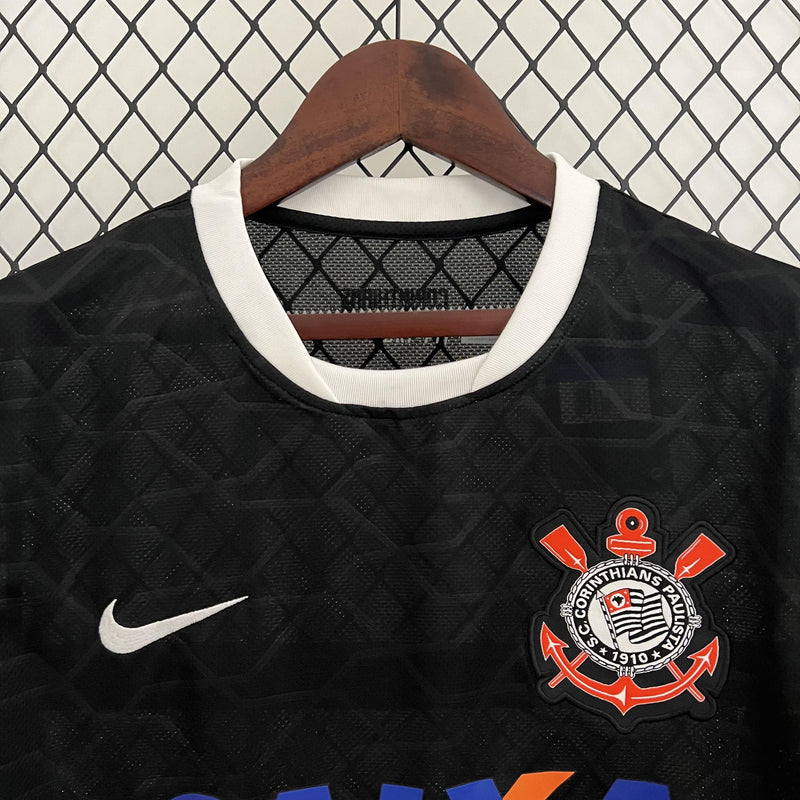 Camisa Retrô Corinthians 2012/2013 II Away - Preta - Nike