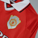 Camisa Retrô Manchester United 1999/2000 Champions Final - Manga Longa Umbro