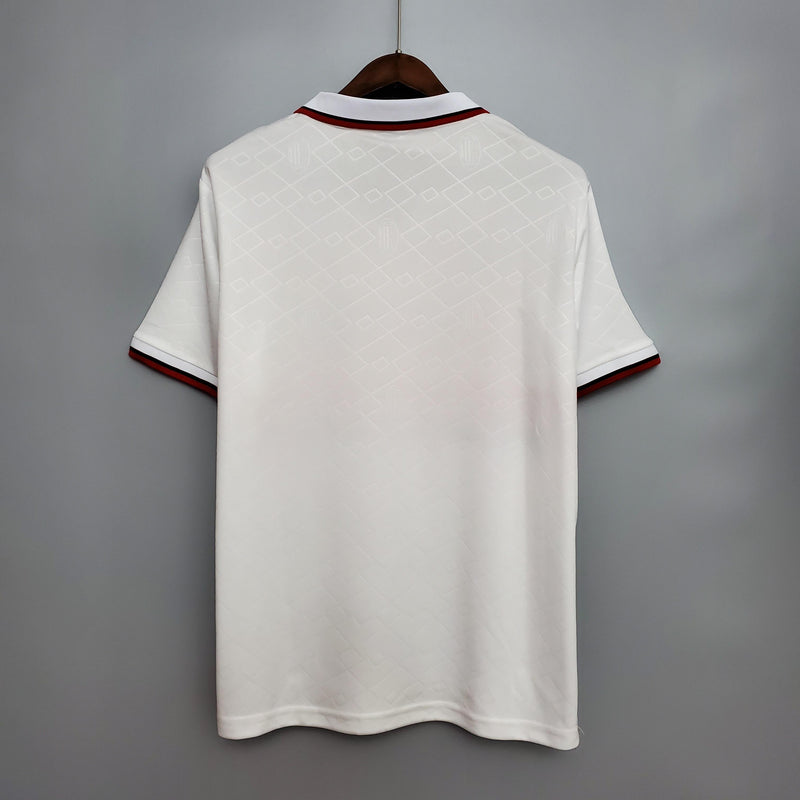 Camisa Retrô Milan 1993/1994 II Away - Branca - Lotto