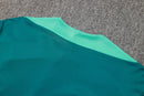 24/25 Conjunto Treino Portugal - Frio Zíper Curto - Verde Escuro