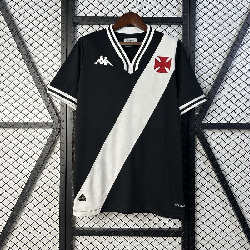Camisa Vasco 25/26 II Fora - Torcedor - Preta e Branca