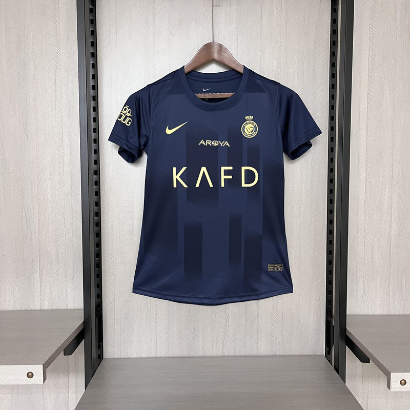 Camisa Al Nassr 23/24 II Away - Feminina - Azul