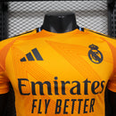 Camisa Real Madrid 2024/2025 II Away - Jogador - Laranja