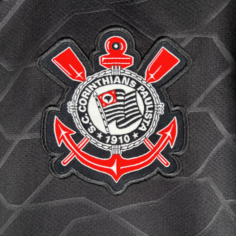 Camisa Retrô Corinthians 2008 II Away - Preta - Nike
