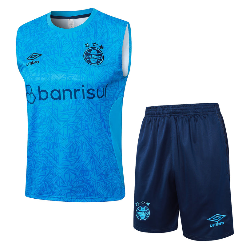 24/25 Conjunto Treino Grêmio - Regata - Azul
