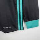 Camisa Retrô Real Madrid 2017/2018 II Away - Preta - Manga Longa Adidas