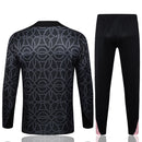 24/25 Conjunto Treino PSG - Zíper Curto - Preto