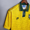 Camisa Retrô Brasil 1991/1993 I Home - Amarela - Umbro