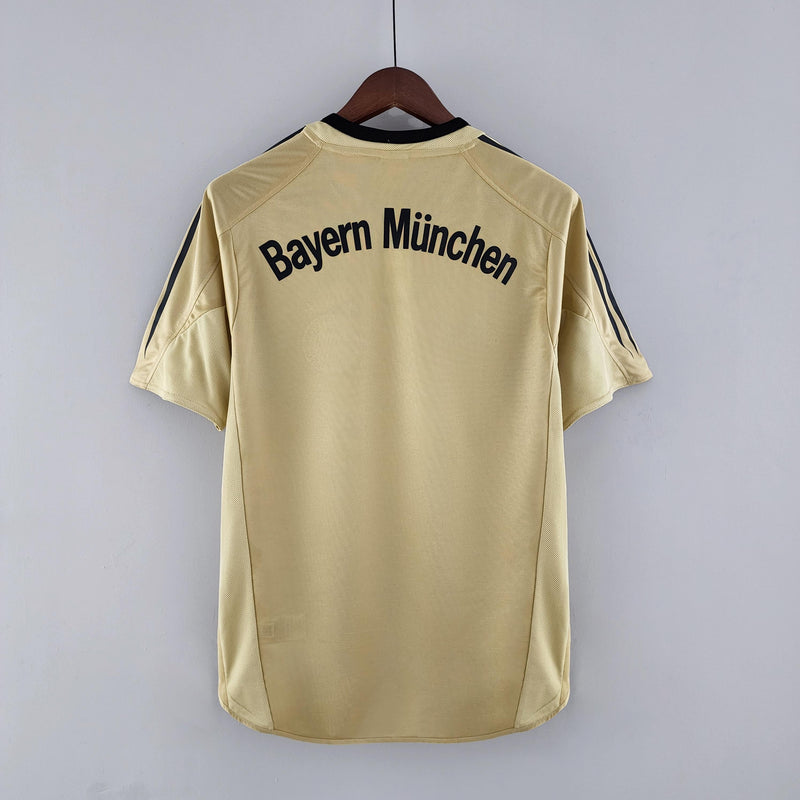 Camisa Retrô Bayern de Munique 2004/2005 II Away - Dourada - Adidas